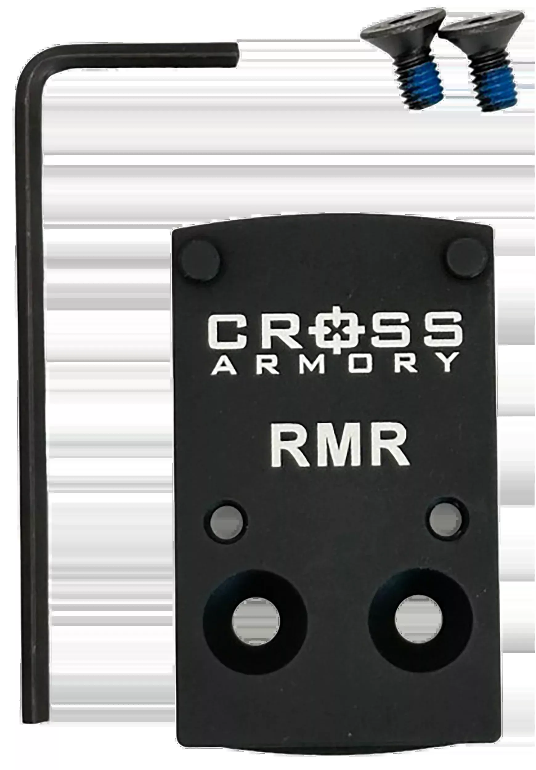 Cross Armory RMSC-to-RMR Optic Adapter Plate, Black Oxide Aluminum, Low-Profile — CRRMADAPTER