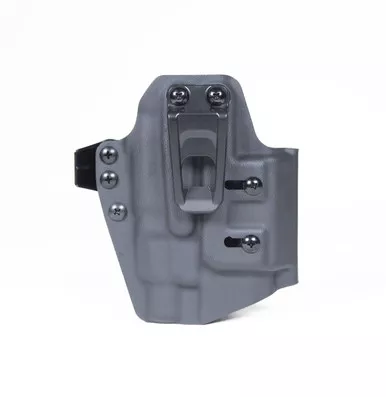 Crucial Concealment Covert IWB Universal Light Holster - Ambidextrous, Kydex, Universal Fit for Streamlight TLR-7 A/X/HL-X, Black