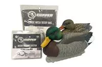 Cupped Complete Mallard Combo Kit With 12 Decoys, 12 Rigs And Decoy Bag