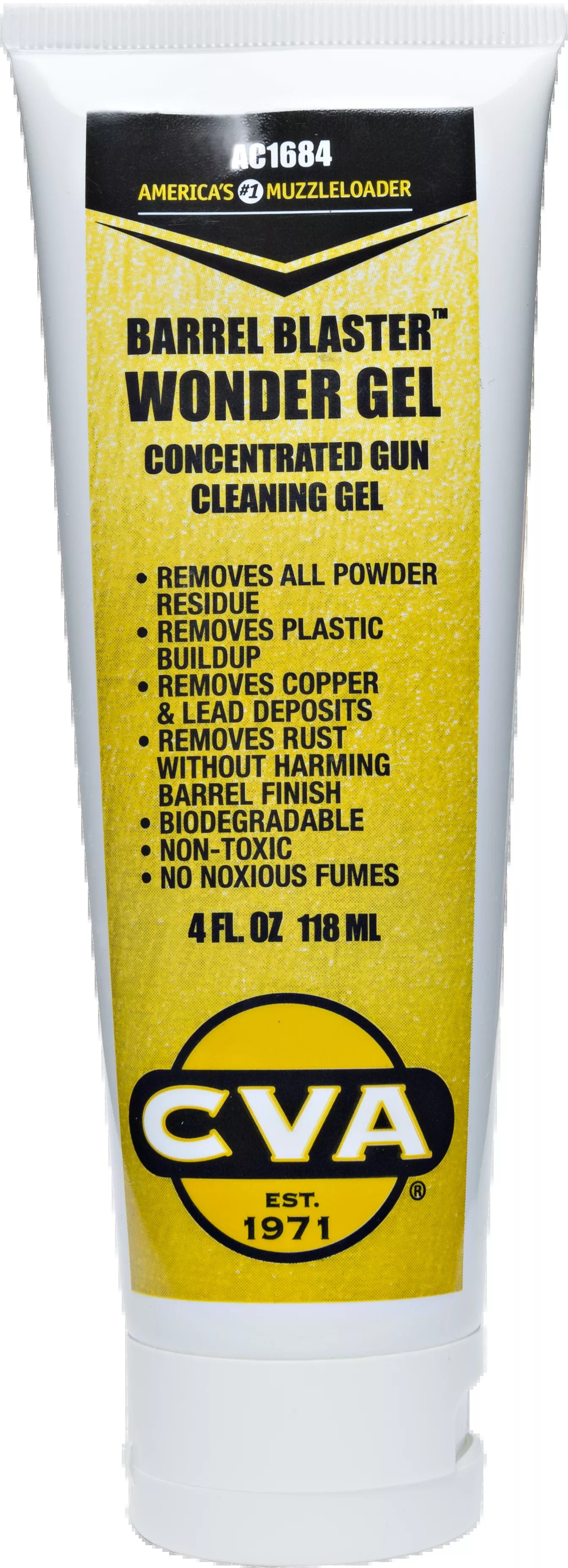CVA Barrel Blaster Wonder Gel Solvent for Lead, Copper & Plastic Fouling, 4 Ounce Tube AC1684