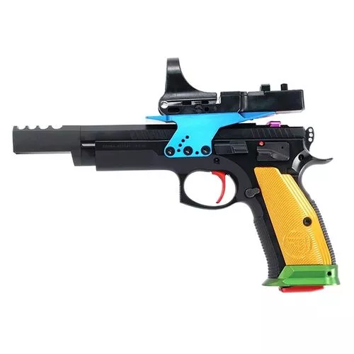 CZ Custom 75 TS Czechmate Parrot 9mm TB 91175