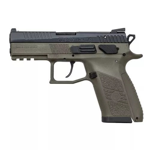 CZ P-07 9mm ODG Frame Black Slide - 91077