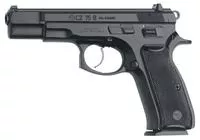 Cz- Usa 91102 Cz 75 B 9mm Luger 16 + 1 4.60 " Non- Tilted, Cold Hammer Forged Barrel, Black Inside Railed Slide, Black Polycoat Steel W/Serrated Trigger Guard & Beavertail, Black Plastic Grips