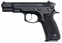 Cz- Usa 91130 Cz 75 B 9mm Luger 16 + 1 4.60 " Non- Tilted, Cold Hammer Forged Barrel, Black Inside Railed Slide, Black Polycoat Steel W/Serrated Trigger Guard & Beavertail, Black Plastic Grips