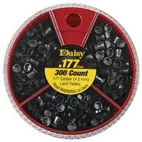 Daisy Dial- A- Pellet .177 Pellet Lead Flat Nose/Pointed/Hollow Point 300 Per Tin
