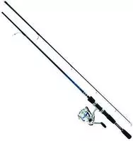 Daiwa Dsk30- 2b/F702m D- Shock Freshwater Spinning Combo, 2 Bearings, 7 ' Length, 2piece Rod, Medium Power, Fiberglass Blank Material