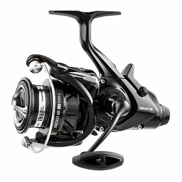 Daiwa Emcast Bite & Run LT Spinning Reel, Carbon Light Body, 3+1 Bearings, 5.2:1, ECLTBR2500