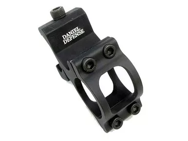 Daniel Defense 0302016514 Offset Flashlight Mount with 1" Diameter Aluminum Black Hard Coat Anodized