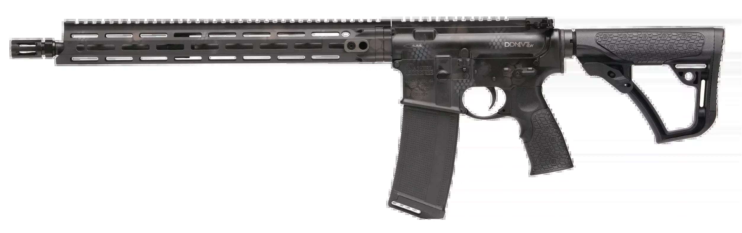 Daniel Defense DDM4 V7 LW 5.56x45mm NATO 16" 10+1 Semi-Auto Rifle - Rattlecan Cerakote - CA Compliant