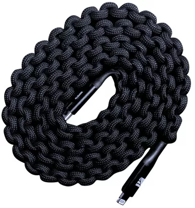 Dark Energy Lightning to USB-C Charging Cable - Black