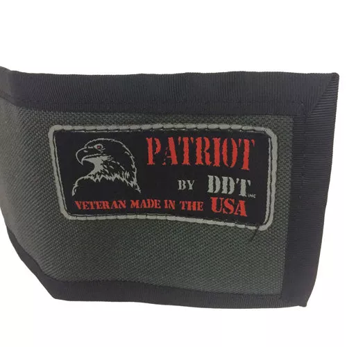 DDT INC Tango Mike Mike Wallet, Nylon Billfold, Gunmetal Grey, Made in USA, Lifetime Warranty, DDT53016