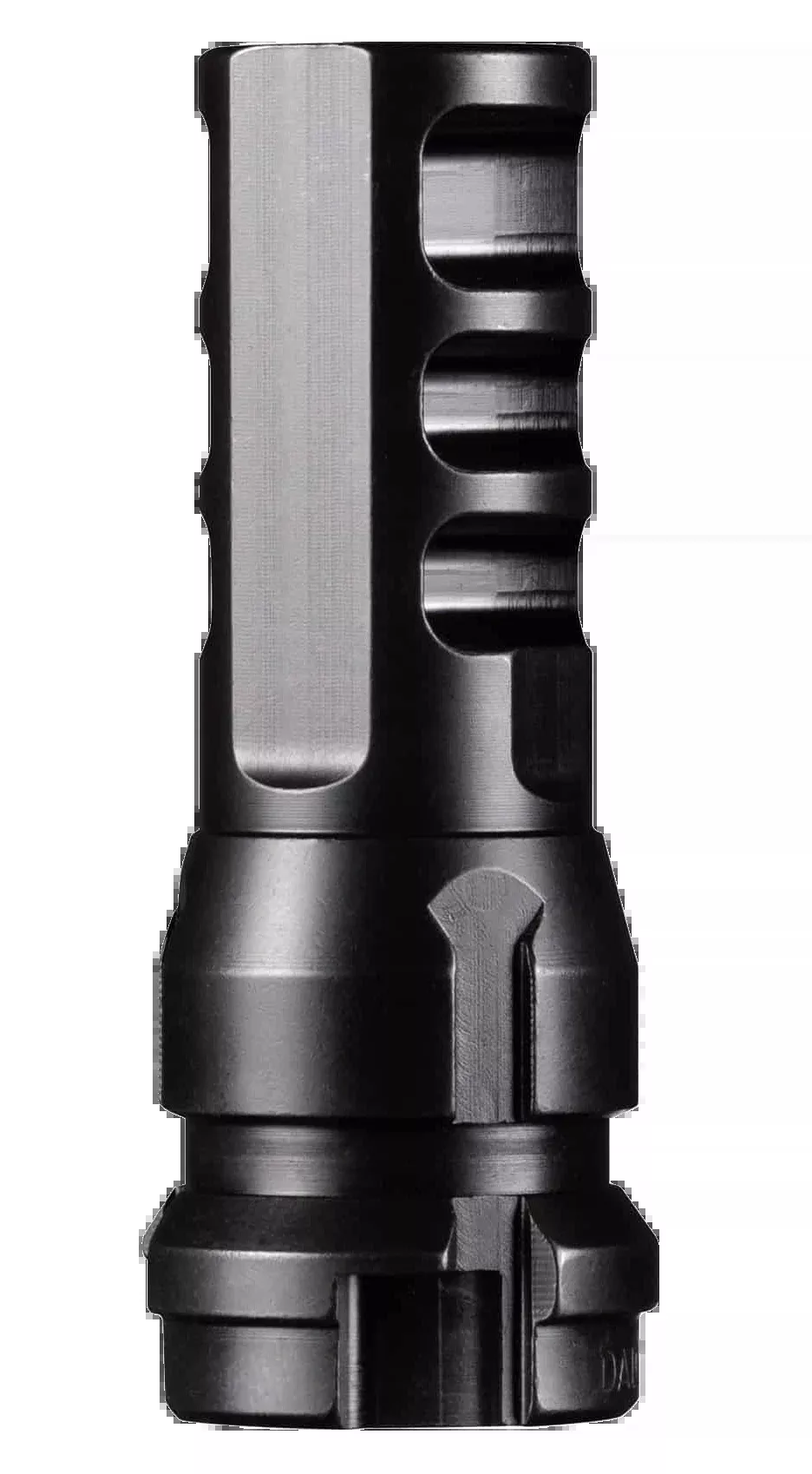 Dead Air KeyMo .338 Muzzle Brake, Black Nitride 4140 Steel, 3/4x24 Threads DA103