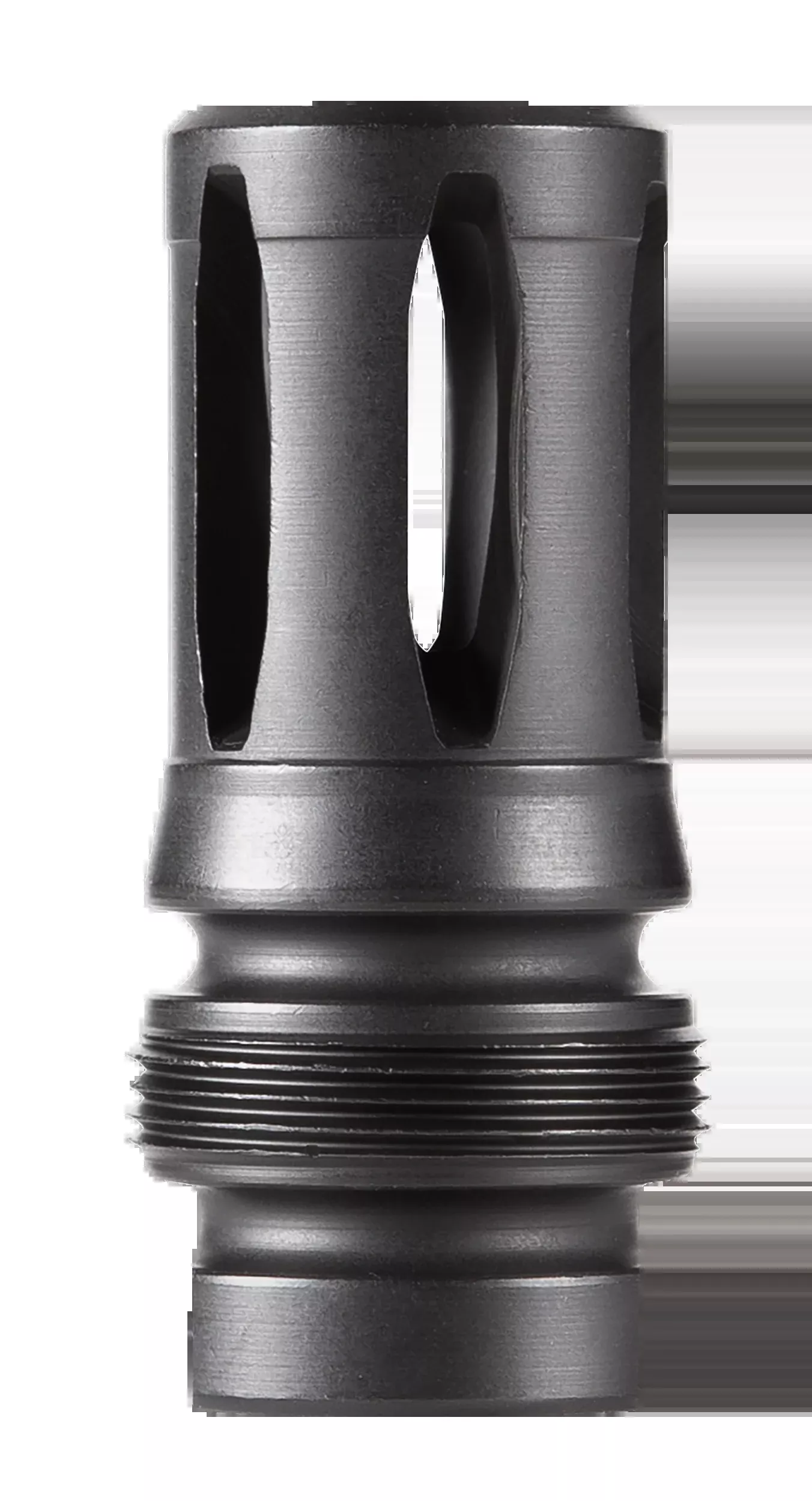 Dead Air Xeno Flash Hider Black Nitride 4140 Steel 5/8-24 Threads, .30 Cal, 2.16in OAL DA122