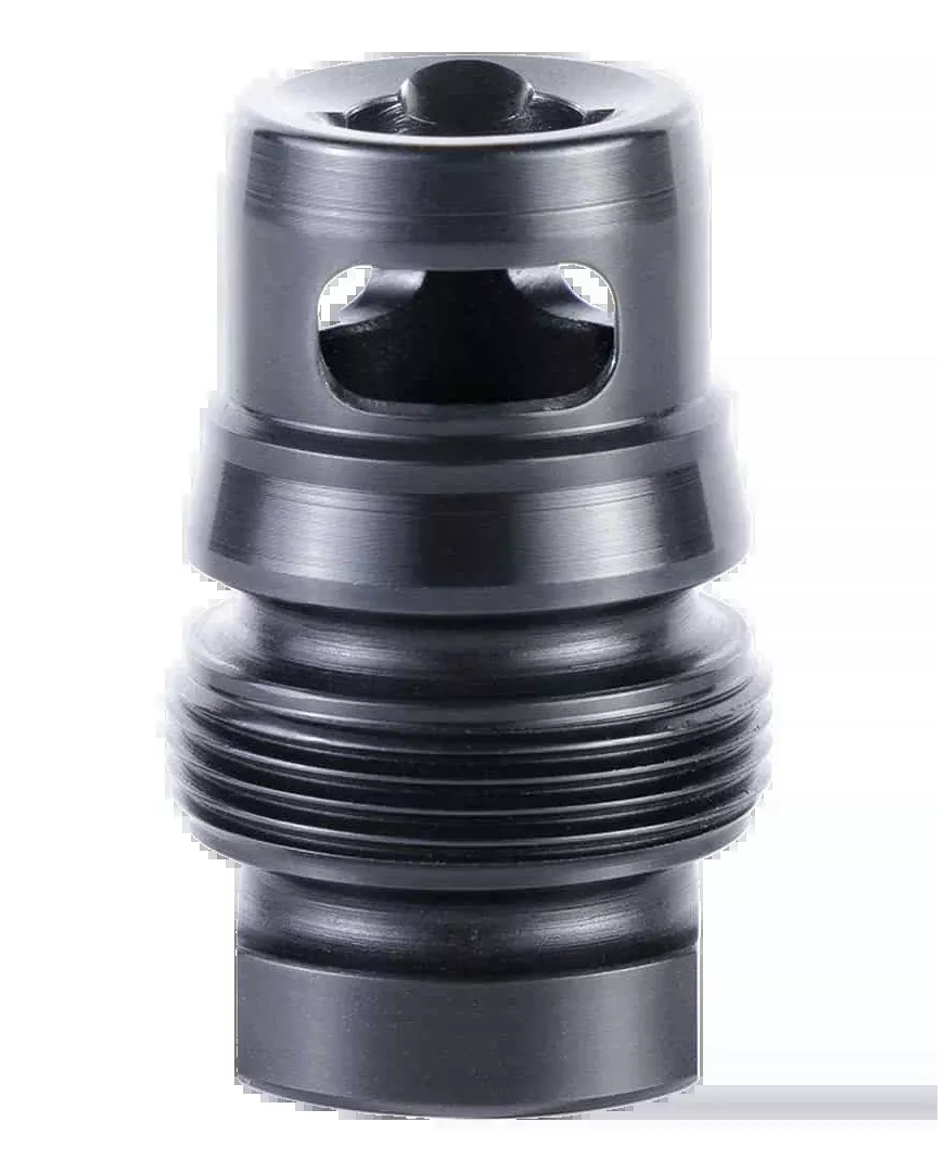 Dead Air Xeno Xero 9mm Taper Mount Muzzle Device, Black 4140 Steel M13.5x1LH DA135