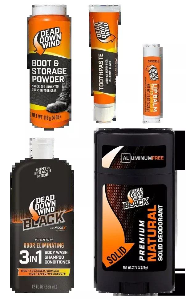 Dead Down Wind (Arcus) Hygiene Kit 5-Piece Odor-Eliminating Set with 3-in-1 Wash & Deodorant, 2022