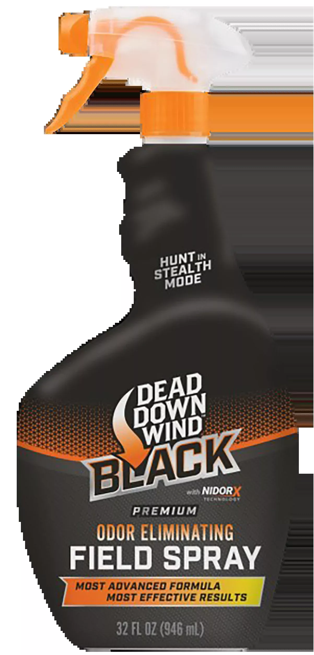 Dead Down Wind Black Premium Odor Eliminating Field Spray, 32 oz Trigger with NidorX Technology – 137320