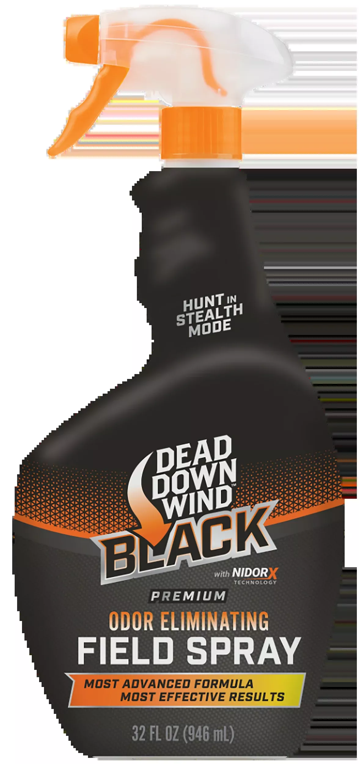 Dead Down Wind Black Premium Odor Eliminating Field Spray, NidorX Enzyme, 24 oz Trigger – 137240