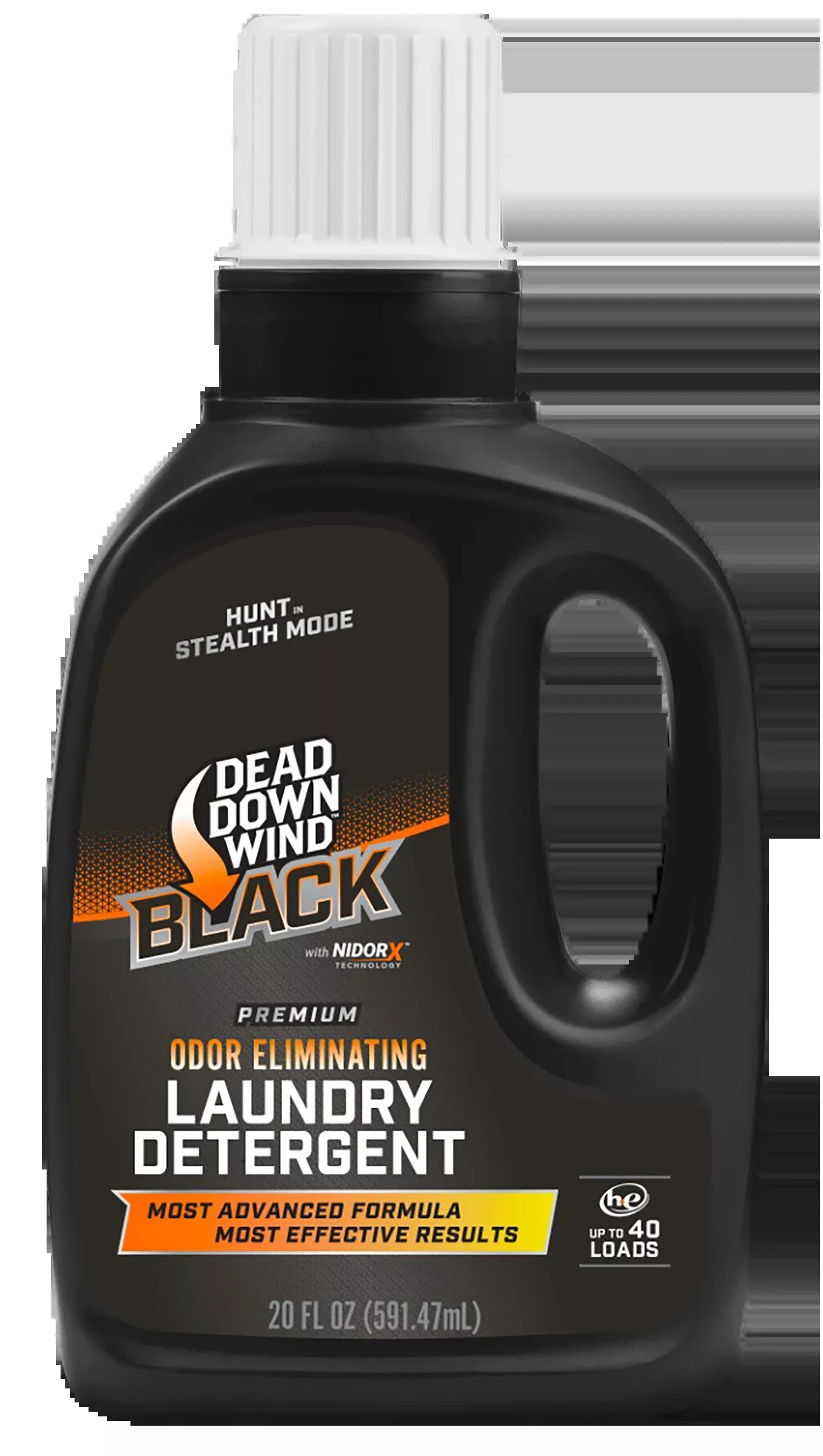Dead Down Wind Black Premium Odor-Eliminating Laundry Detergent, 20 oz Jug with NidorX, 117200