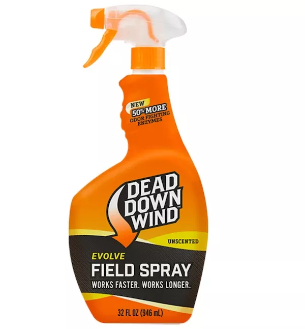 Dead Down Wind Evolve Field Spray, Unscented 32 oz Odor Eliminator for Hunting - 133218