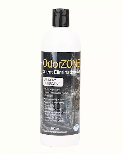DEAD END GAME CALLS INC. OdorZONE Laundry Detergent, Scent Elimination, No UV Brighteners, 16 fl oz, OZ003