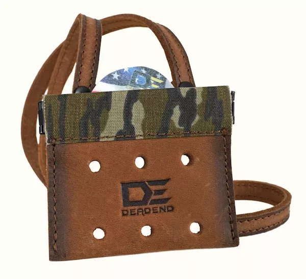 DEAD END GAME CALLS INC. Turkey Call Pinch Pouch with Vent Holes and Carry Lanyard MODE15PPW