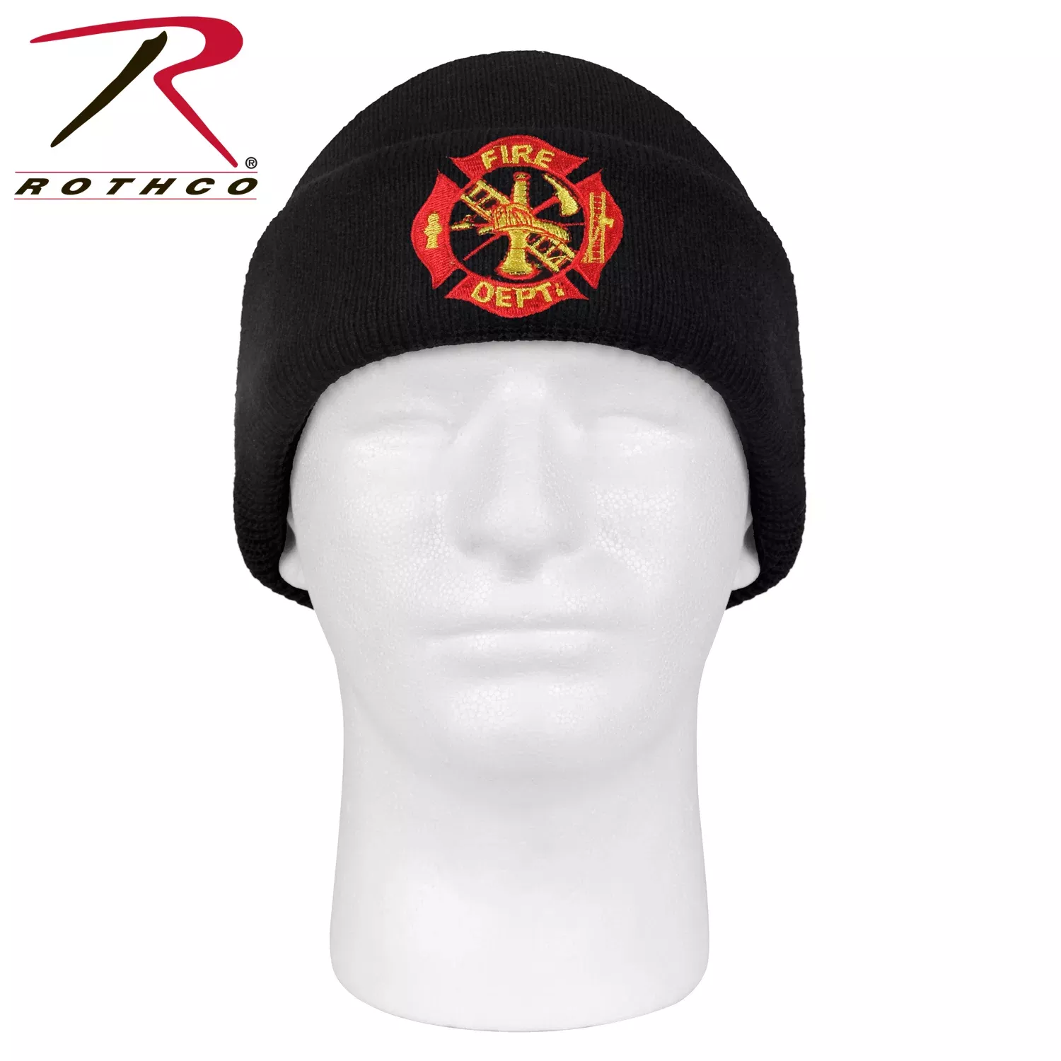Deluxe Fire Department Embroidered Watch Cap
