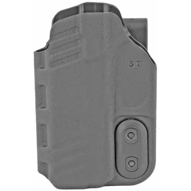 DeSantis Gunhide 137 Slim-Tuk Inside the Pants Holster - Fits Glock 43/43x MOS With or Without Red Dot, Ambidextrous, Black Kydex