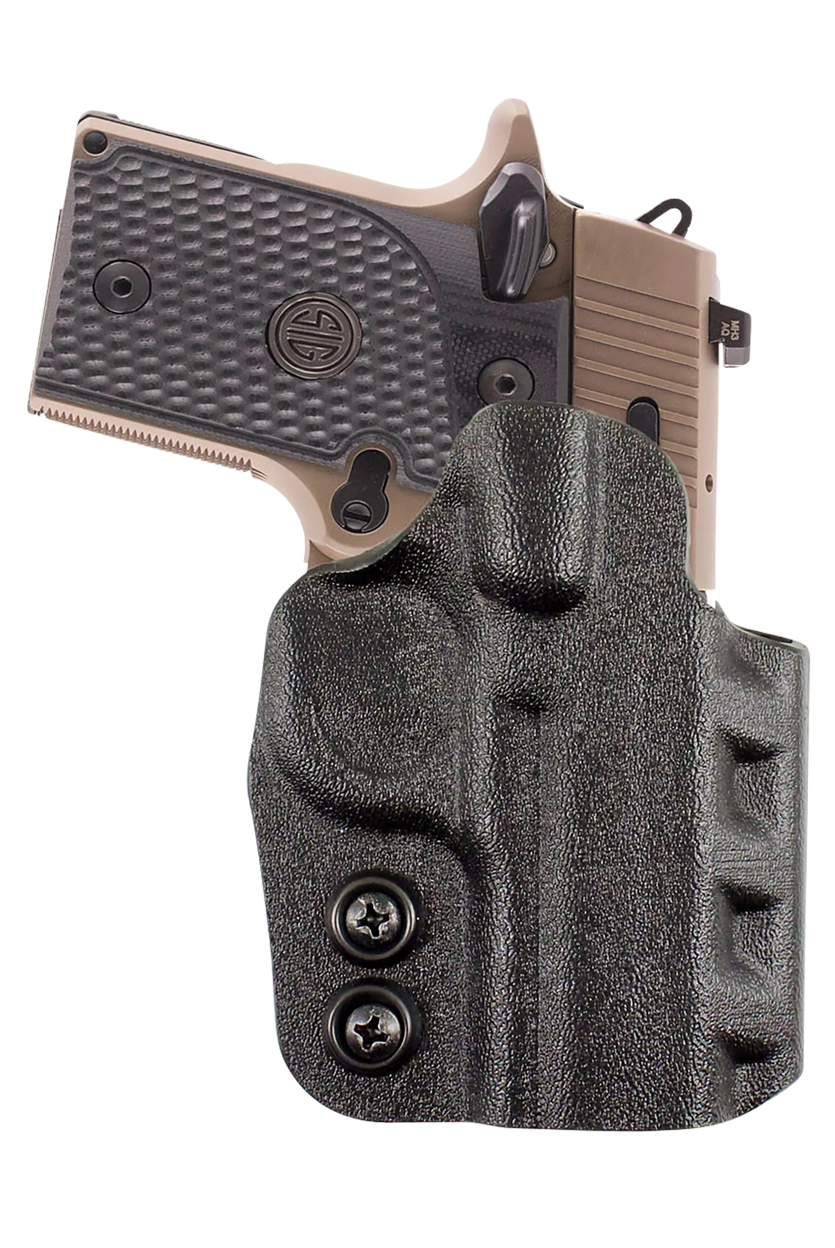 DeSantis Gunhide D94KA5PZ0 CazzutoOWB Black Kydex Paddle Fits FN 509/509 Tactical/509C Right Hand