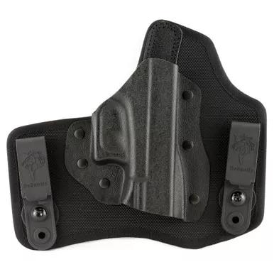DeSantis Gunhide Kydex/Neoprene Tuckable IWB Hybrid Holster - Fits Glock 17,19,19X,26, Right Hand, Black