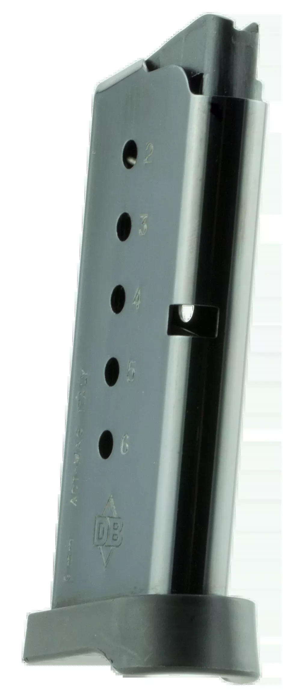 Diamondback DB9 6-Round 9mm Luger Steel Magazine with Flat Base, Blued Finish DB9MAG