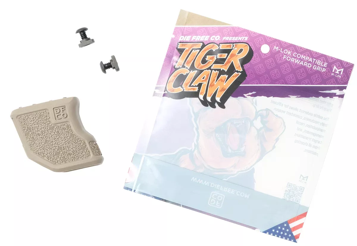 Die Free Co Llc TCMLOKFDE Tiger ClawFlat Dark Earth Nylon