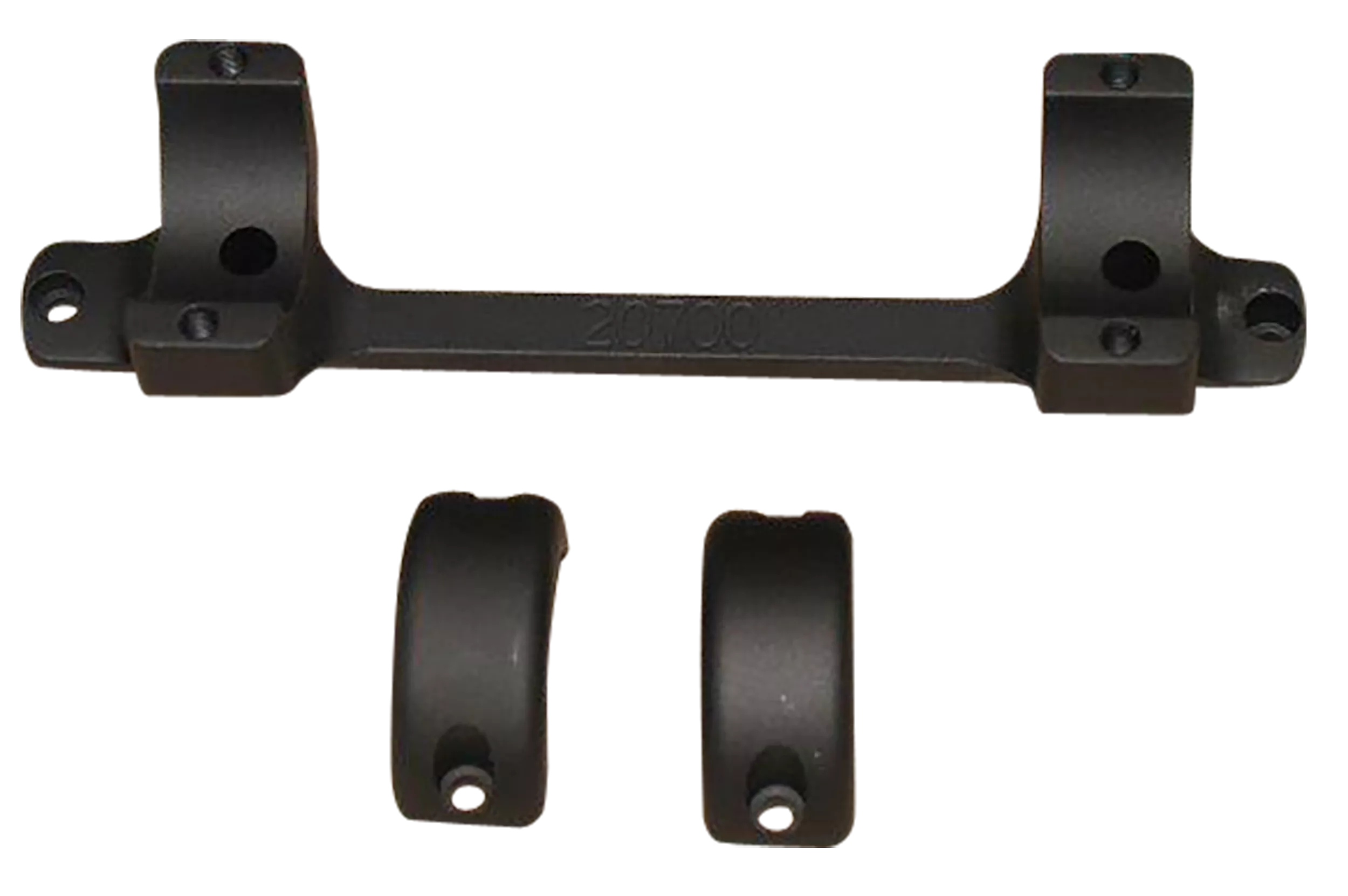 DNZ 20700 Game Reaper-Remington Scope Mount/Ring Combo Matte Black 1"