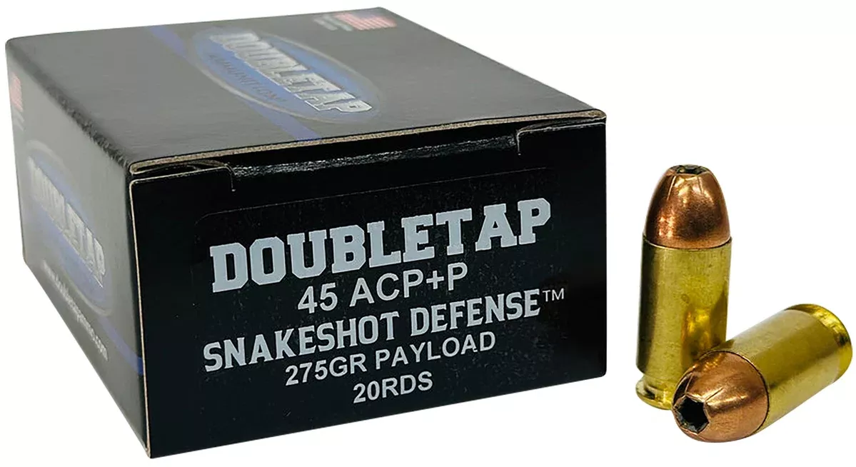 DoubleTap Ammunition 45ASS20 Snake Shot45ACP 20 Per Box/50 Case