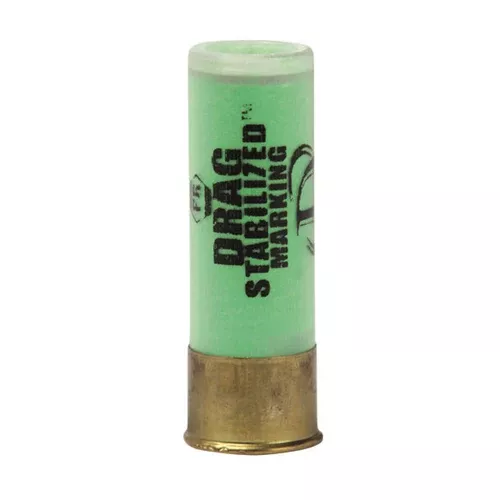 Drag Stabilized 12-Gauge Marking Bean Bag Round