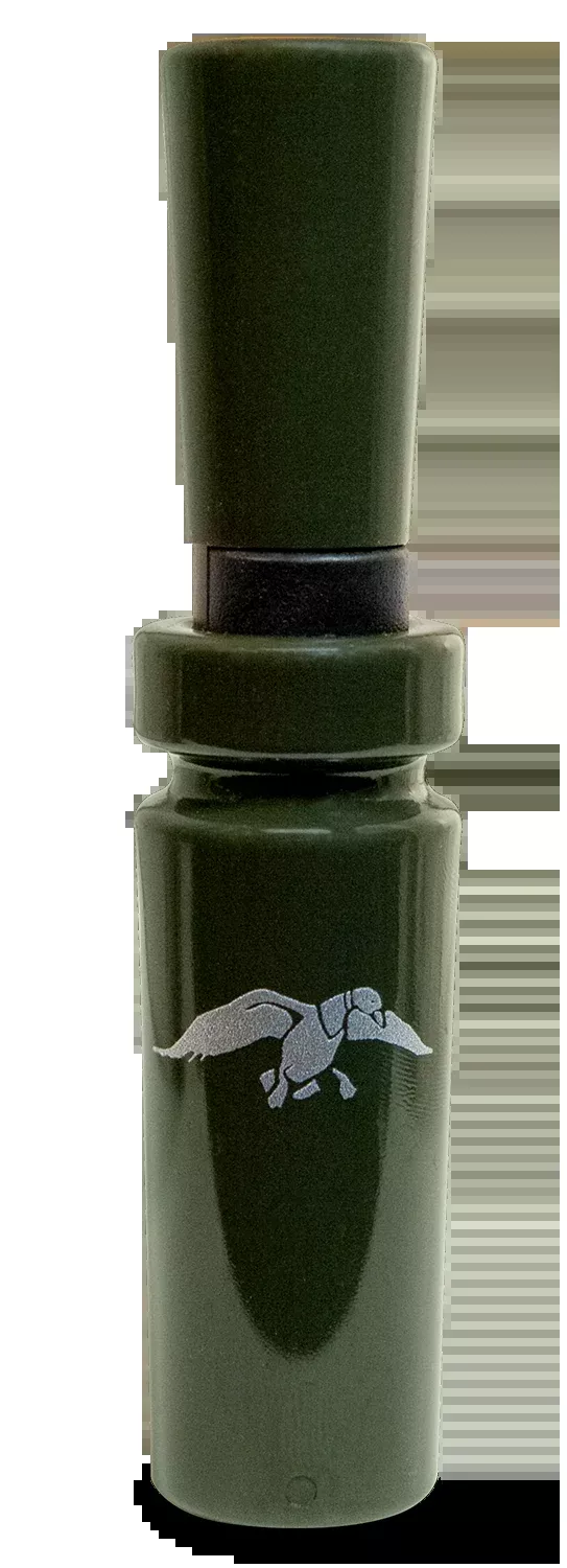 Duck Commander Green Acrylic Double-Reed Open Duck Call with Soft Hollow Sound — DCRDC200
