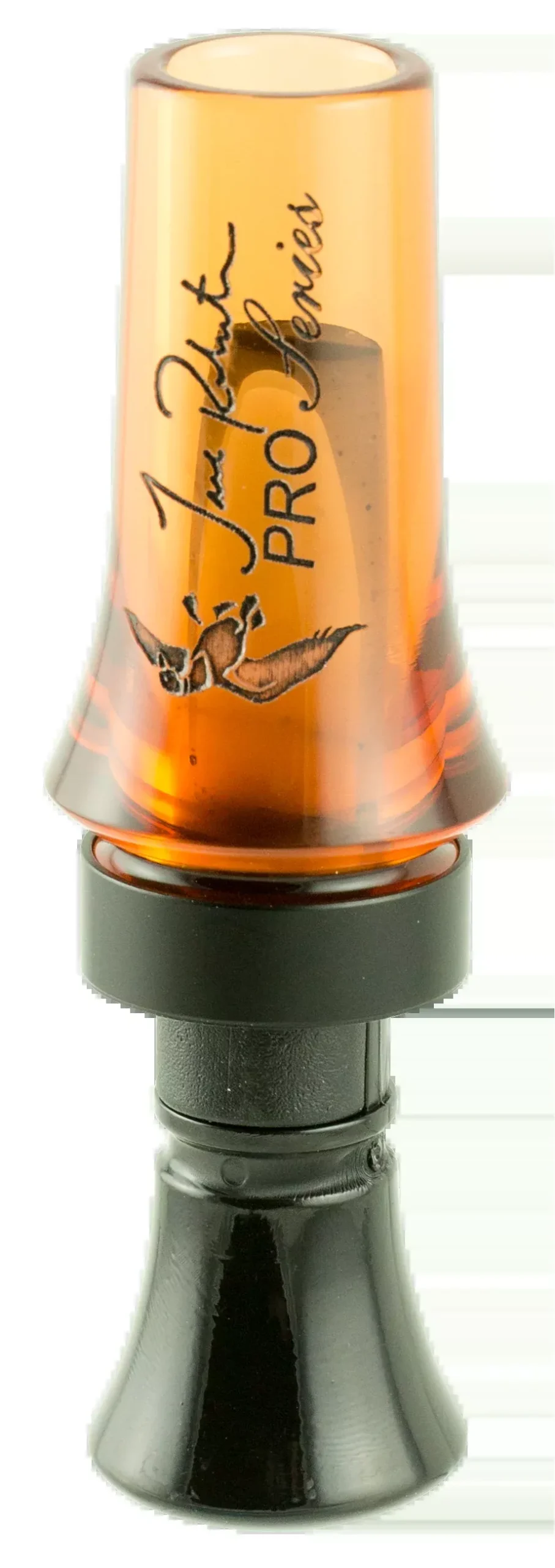 Duck Commander Jase Robertson Pro Series Double Reed Duck Call, Acrylic Orange - DCPROAO