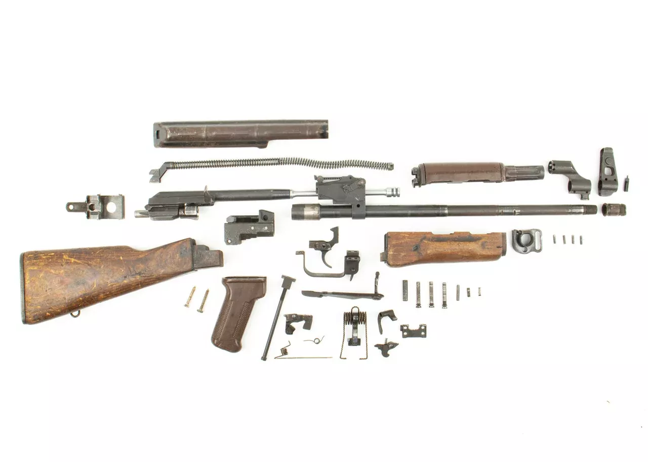 East German MPI KM AK-47 Parts Kit 7.62x39 - Fixed Stock - Matching - Serial BP0550