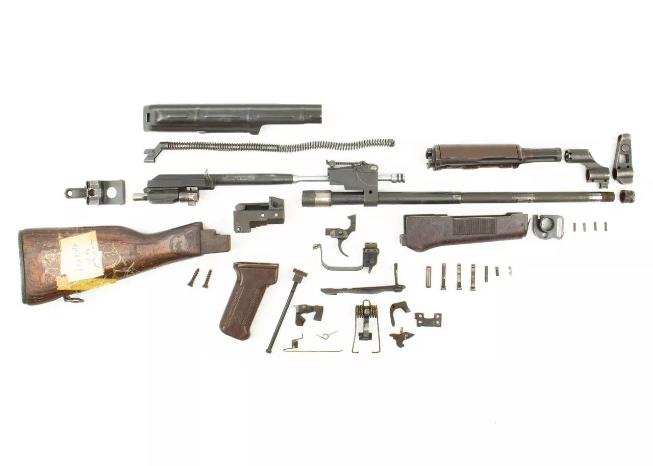East German MPI KM AK-47 Parts Kit 7.62x39 - Fixed Stock - Non-Matching - Serial KP2794