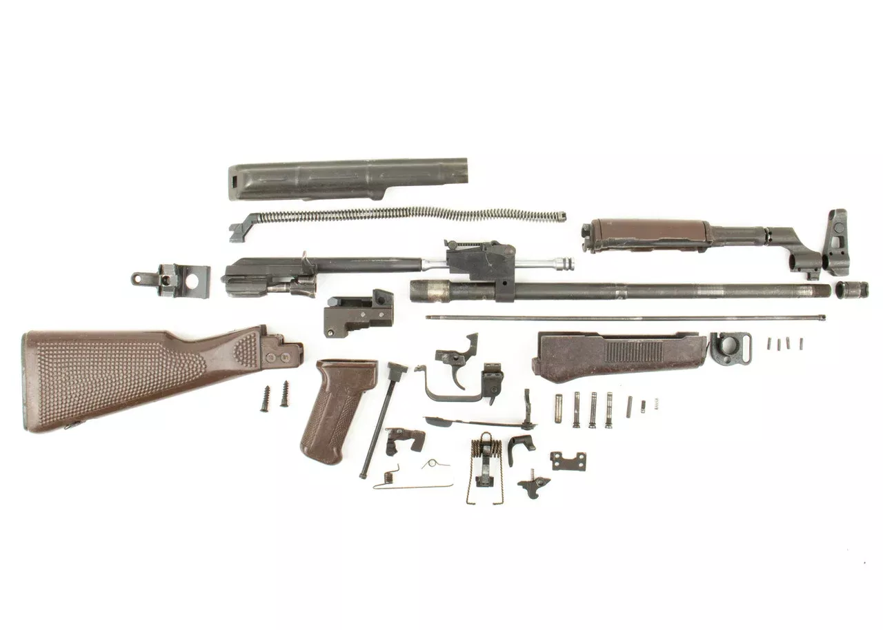 East German MPI KM AK-47 Parts Kit 7.62x39 - Fixed Stock - Non-Matching - Serial KP3988