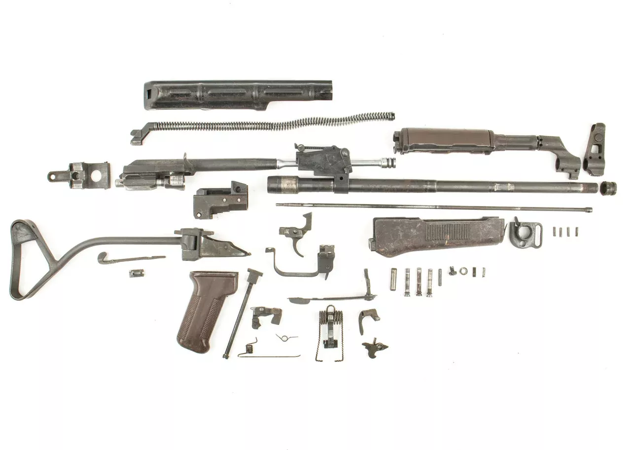 East German MPI KMS72 AK-47 Parts Kit 7.62x39 - Side Folding Stock - Non-Matching - Serial DR5656