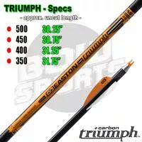 Easton Shaft Triumph 500