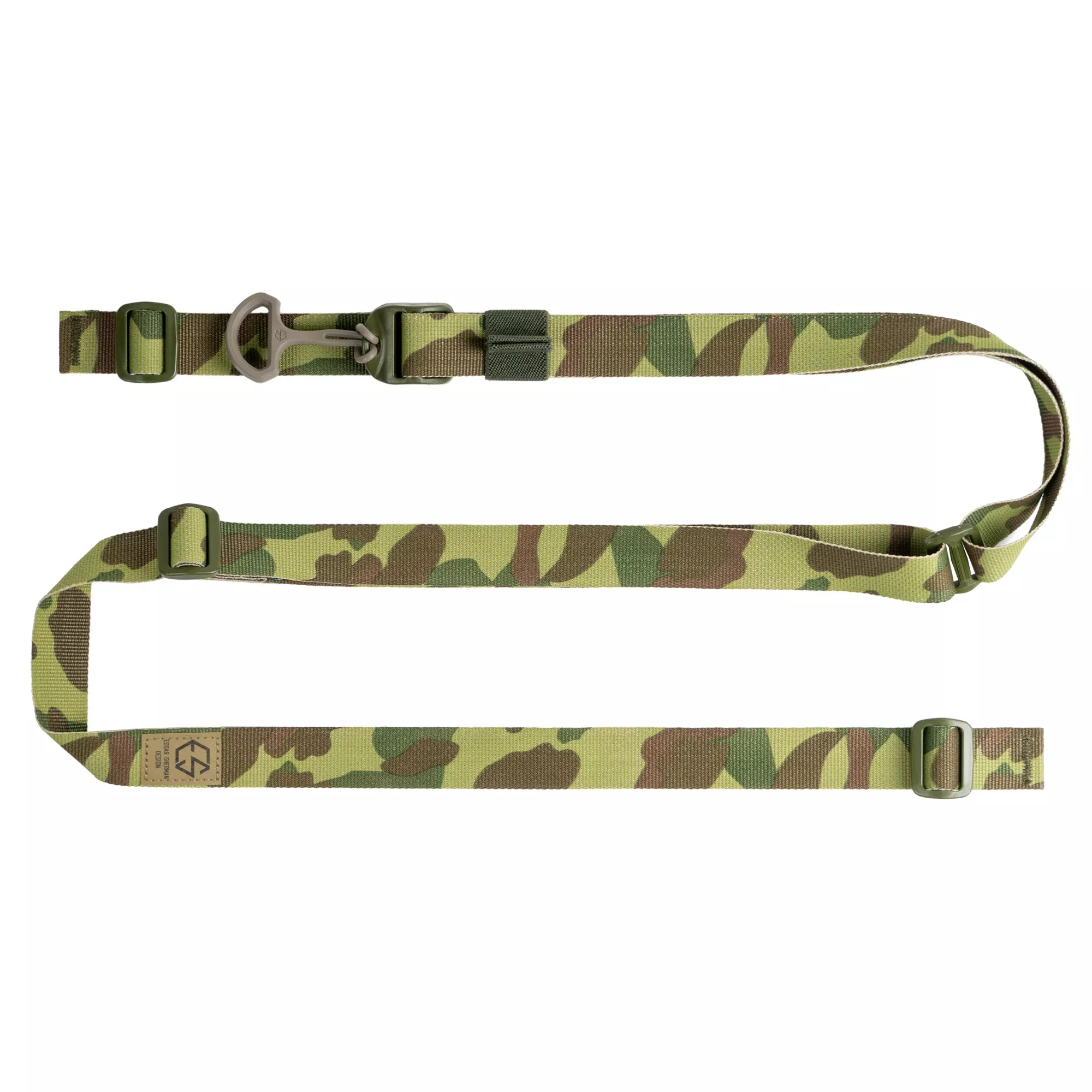 Edgar Sherman Design ESD 2-Point Rifle Sling, Jungle Frogskin Camo, 1-inch Quick-Adjust - ESD-SL-JFR