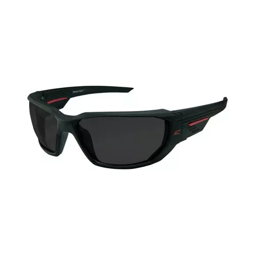 Edge Eyewear Dawson Sunglasses, Matte Black Frame with Polarized Smoke Lens – EDETXD416