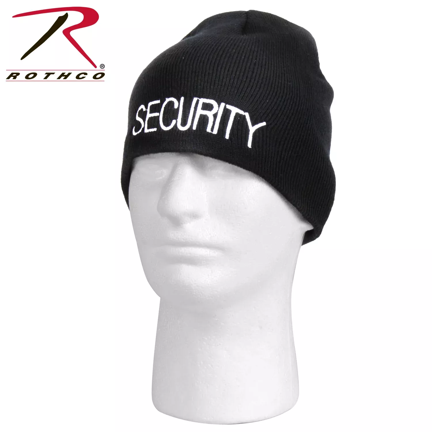 Embroidered Security Acrylic Skull Cap