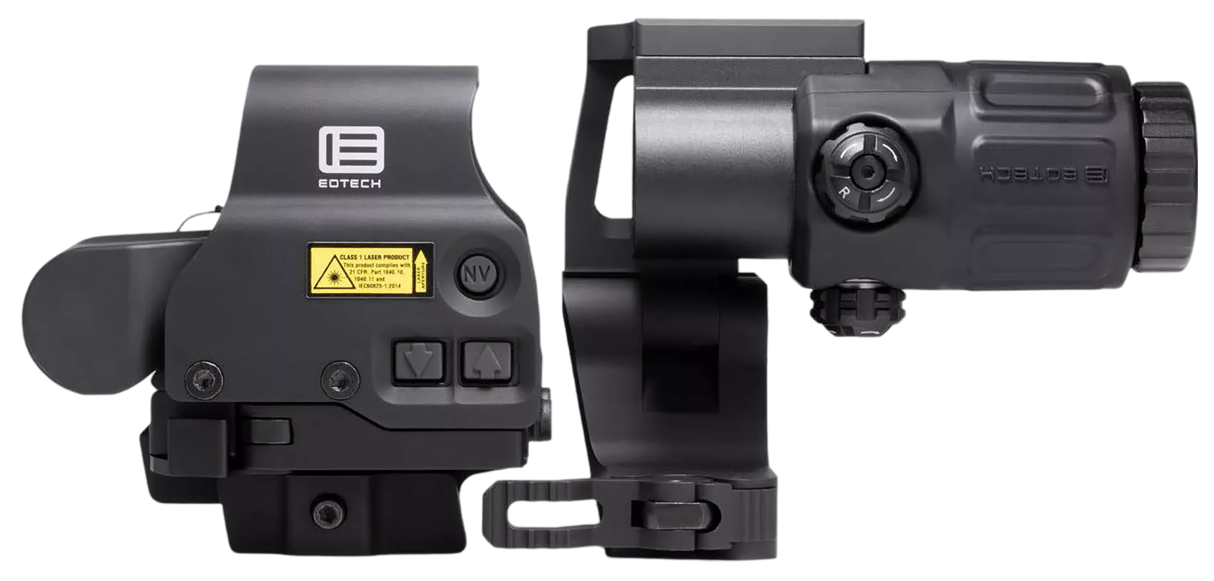 Eotech HHSSTC HHSSTC EXPS & G33 Magnifier Matte Black 1x/3x 1.20" x 0.85" 1 MOA Red Dot/68 MOA Ring