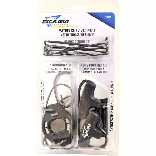 Excalibur Matrix Survival PackMatrix String, Rope Cocker and Stringing Aid