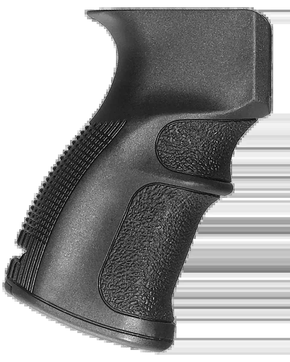 FAB Defense AG-47 Ergonomic AK Pistol Grip, Fits AK-47/74, AKS-74U & Galil, Fiberglass-Reinforced Polymer, FXAG47B