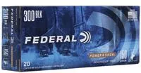 Federal 300blkb Power- Shok 300 Blackout 150 Gr Jacketed Soft Point (Jsp) 20 Per Box/10 Cs