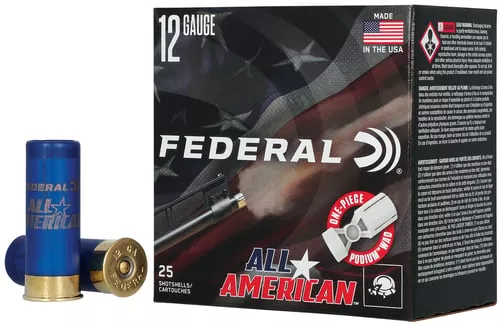 Federal FAA12HC75 All-American12Gauge 2.75" 1 1/8oz 7.5Shot 25 Per Box/10 Case
