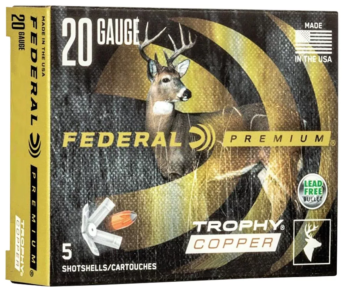 Federal P208FT 20 Gauge 2.75" Slug Shot 5 Per Box/ 10 Case